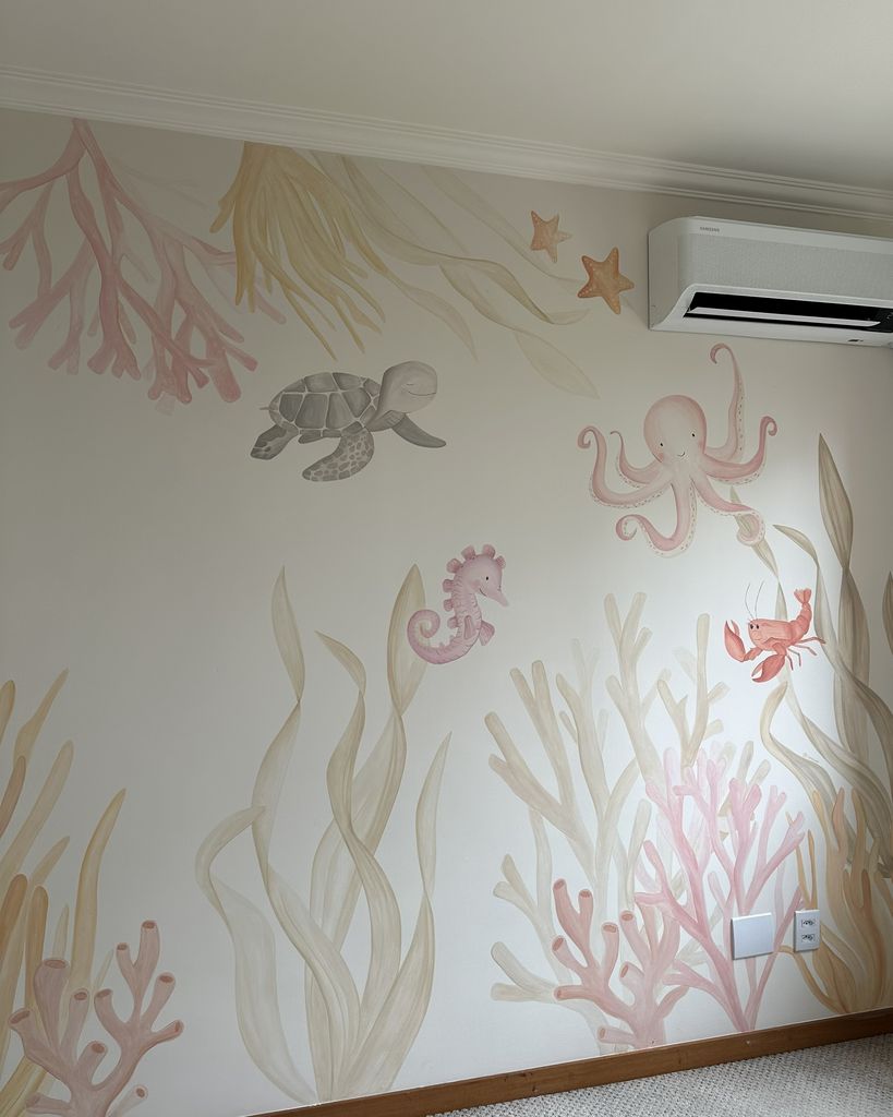 Mural do fundo do mar